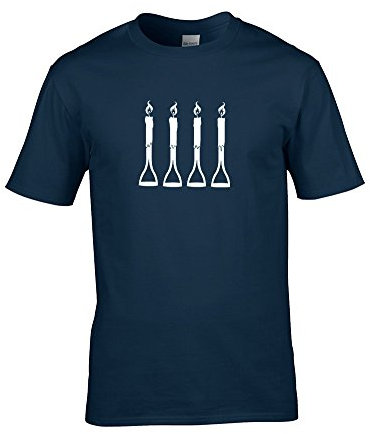 Fork Handles- Classic Comedy Sketch Two Ronnies Inspired Men's T-Shirt from Fat Cuckoo Navy
