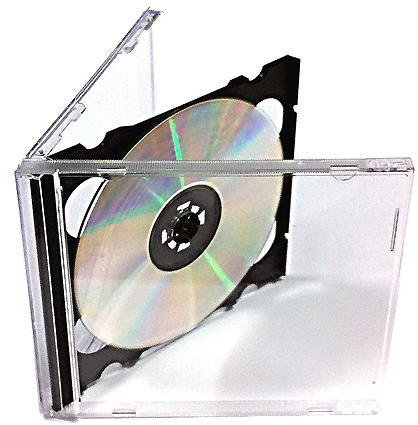 Vision Media 50 X Double CD Jewel Case Black Tray - 10.4mm Spine