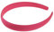 Serre-tête pour uniforme scolaire, fête d'anniversaire, mariage, récital, jeu de fleur, occasion spéciale, accessoire pour cheveux unis en satin de 2 cm, fuchsia (2 cm)