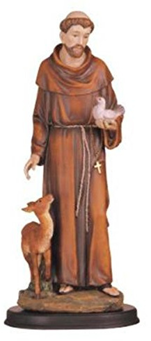 George S. Chen Imports 12,7 cm Heiliger Franciskus Figur religiöse Dekoration Statue Dekor