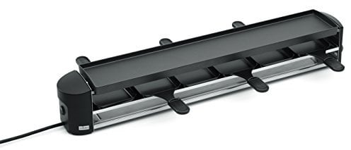 Stöckli Cheeseboard Six Raclette Grillgerät 6 Portionen, antihaft versiegelte Grillplatte, Raclettepfännchen antihaft