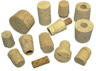 Rayher 6210200 Korken, sortiert, Beutel 100g
