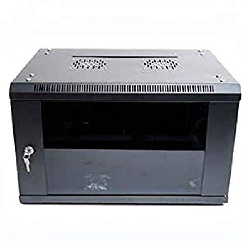 Powergreen RAC-06645-HQ - Armario Rack 6U con Termostato (2 Ventiladores, 1 Bandeja) 60 x 45 cm