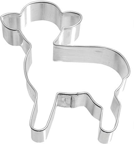 Birkmann Keks-Ausstechform, Plätzchen-Ausstechform, Lamm, 6,5 cm