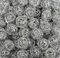 Drahtbälle, Drahtkugeln. Ca 30 mm. 10 Stück. Farbe:Silber