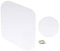 Musiclily LP Control Back Plate and Rear Toggle Switch Cover Set for USA Les Paul Electric Guitar, 1Ply White