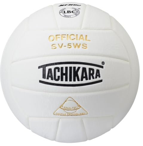 Tachikara SV-5WS Volleyball (EA), Weiß