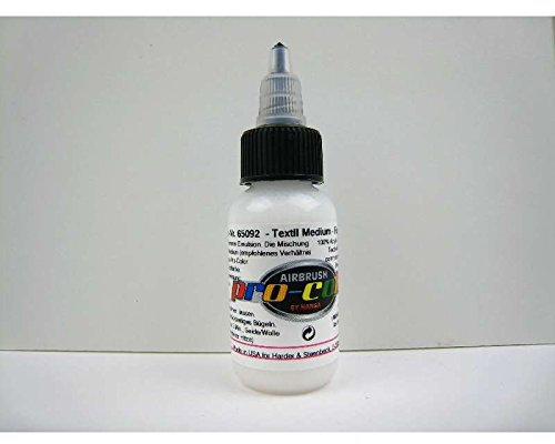 (Medium textile) - Hansa ProColor Acrylic Colour Paint for Airbrushing 30 ml Bottle / Pump Dispenser Medium textile