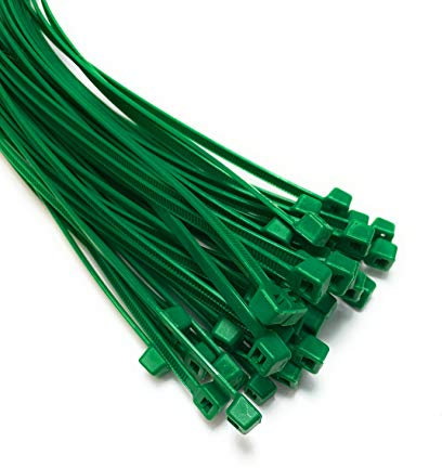 Heavy Duty Green Cable Ties 7.2mmx450mm x20 Pieces