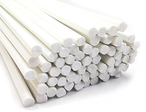 Plastique baguettes de soudure ABS Blanc 3mm Ronde 25 Barres
