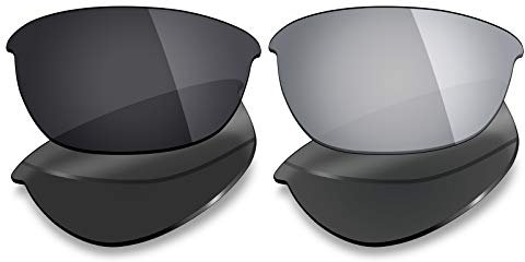 Mryok Lot de 2 paires de verres polarisés de rechange pour lunettes de soleil Oakley Half Jacket 2.0