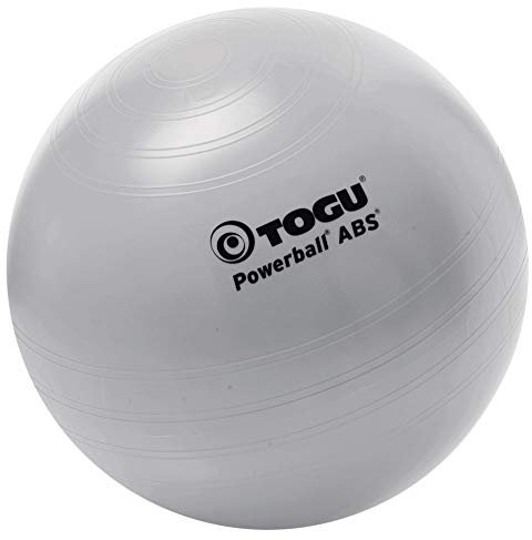 Togu Gymnastikball Powerball ABS (Berstsicher), silber, 75 cm