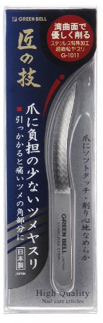 匠の技 Takuminowaza Nail File - Fine Grit 180, Silver, Emery