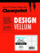 Clearprint 1000h Design Pergamentpapier Pad mit bedruckt Fade Out 4 x 4 Raster, 16 Lb., 100% Baumwolle, 8–1/5,1 x 27,9 cm, 50 Blatt, weiß transluzent (10004410)