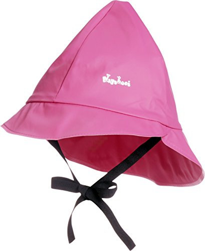 Playshoes Unisex Regen-Mütze gefüttert Wind-und wasserdichter Regenhut Regenbekleidung, pink Baumwollfutter, 51cm
