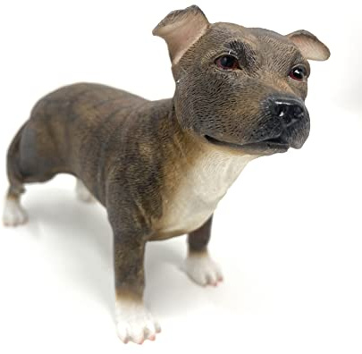 Leonardo Collection The Staff Bull Terrier Dark Brown, Resin, 13 x 5 x 10 cm