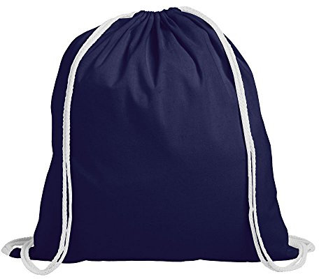 Sportbeutel Turnbeutel Baumwollbeutel blau