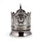 Kalchugino Metal Works UdSSR Wappen Klassischer russischer Teeglashalter / Russischer Podstakannik für heiße oder kalte Flüssigkeiten