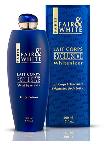 Fair & White Exclusive Whitenizer Body Lotion NHQ - Moisturizes Skin - 500ml / 17 fl oz