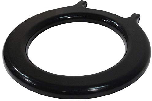 Aidapt Replacement Black Toilet Seat for The Aidapt Range of Stacking Toilet Chairs