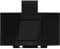 CDA 90cm Touch Control Angled Chimney Cooker Hood Black