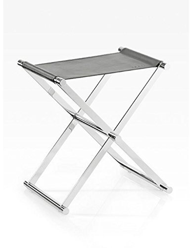 Joop! Badhocker BATHLINE schwarz-Chrom 45x45x34,5 cm