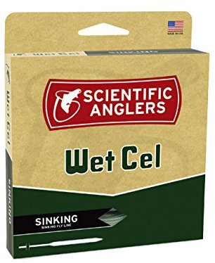 Scientific Anglers Wetcel Type IV General Purpose Sinking Lines, Charcoal, WF- 6-S