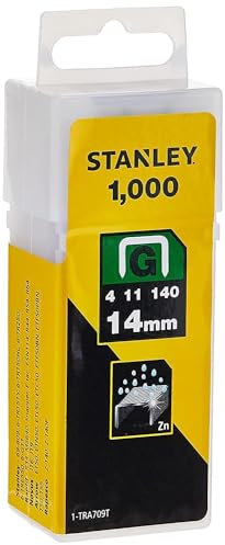 Stanley Tackerklammern Typ G 11 - 14mm 1000 Stück