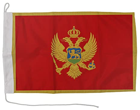 Everflag Motorrad-/Bootsflagge 25x40cm: Montenegro