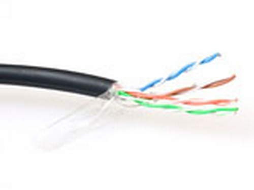 ACT C5E F/UTP Patch LSZH BLAC 100M