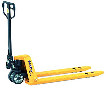 Fetra Gabelhubwagen 2000 kg, Vollgummi, niedrige Ausführung, abgesenkte Höhe 55mm