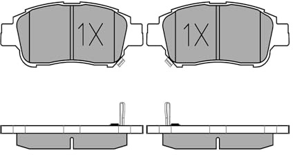 Meyle 025 233 4816/W Brake Pad Set, disc brake
