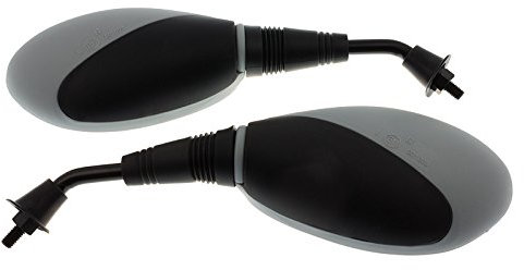 Spiegel Paar schwarz/grau EY-687 E-geprüft für Keeway MBK SYM Yamaha
