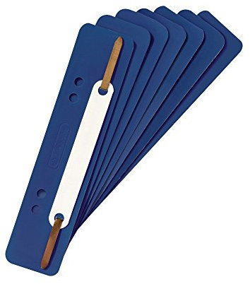 herlitz 8767501 Streifen PP 3,4 x 15 cm, 10 Stück, farbig Sortiert bunt, blau, 100 Stück
