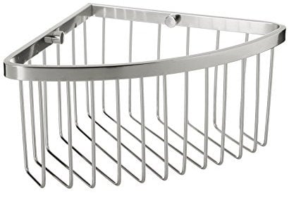TATAY Corner Storage Basket, Aluminum, Silver, One Size