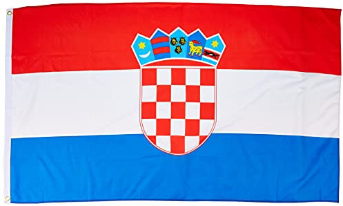 Flaggenking Kroatien Flagge/Fahne, mehrfarbig, 150 x 90 x 1 cm, 17010