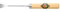 Kirschen 3121002 Bildhauerbeitel mit Heft, Stich 1, gekröpft Cut 1 - Scalpello da intaglio con manico curvato, colore: Beige/Argento, 2 mm