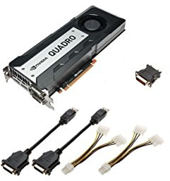 NVIDIA Quadro K6000 12 GB GDDR5 PCIe 3.0 x16 GPU Kepler Grafikprozessor Video Adapter 900–52081–0050–000 699–52081–0500–200