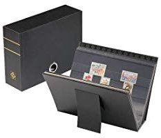 Goldhahn LEUCHTTURM Einsteckkartenbox,Steckkartenbox Sammelbox DIN A6 Briefmarken für Sammler
