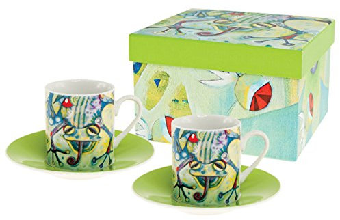 Smiling Frosch Allen Designs Frosch Espresso, 2 Stück