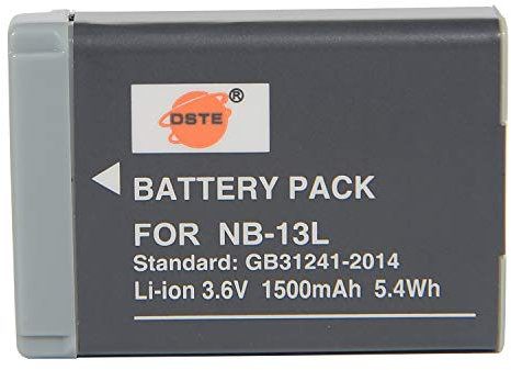 Spare Battery Compatible with NB-13L NB13L PowerShot G5X G7X G9X, G5X Mark II, G7X Mark II, G9X Mark II, SX720 HS, SX730 HS, SX620 HS,PowerShot SX740 HS Digital Camera