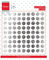 Marianne Design CS0977 Transparente Stempel Tiny's Verwitterte Dots, Silikon, 14.0 x 17.5 x 0.5 cm