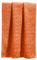 Möve Duschtuch Quadretti Walk-Frottier orange Größe 67x140 cm