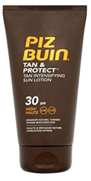 Verstärkende und schützende Sonnencreme von Piz Buin, hoher LSF 30-Schutz, 150 ml