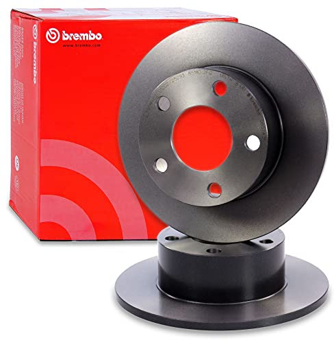 Brembo 08.5743.11 Hintere Bremsscheibe mit UV Lackierung, Anzahl 2