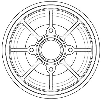 TRW DB4546MR 2x Bremstrommeln Set Hinten InnenØ229mm AußenØ247mm Kompatibel mit PEUGEOT 207 WA, WC 208 I Schrägheck CA, CC 207 SW WK, CITROËN C3 II SC