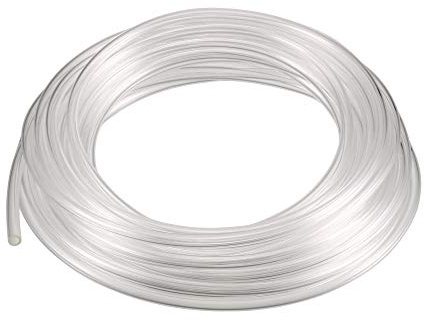 Sourcingmap 4mm x 2.5mm Polyurethane Pneumatic PU Air Tube Tubing Pipe Transparent 6M Long
