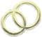 KnorrPrandell 8306206 Wachs-Eheringe, 32 mm, gold