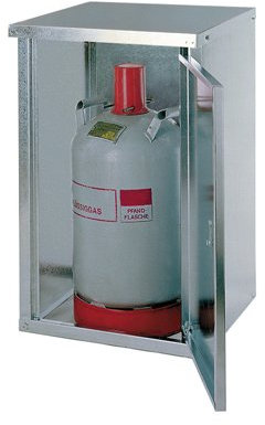 asecos Flüssiggasflaschenschrank - Lagervolumen 1x11 kg