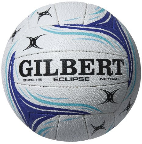 Gilbert Women's Eclipse Match Ball - White/Blue, Size 5